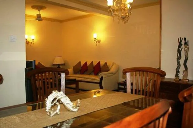 The lounge and dining room