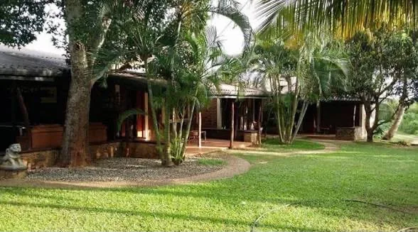 The veranda and its gardens